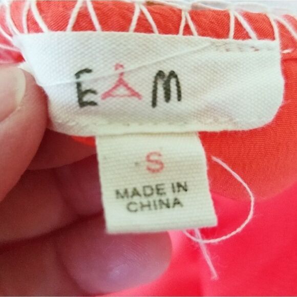 Final Sale! Nwot Orange romper - Picture 4 of 4